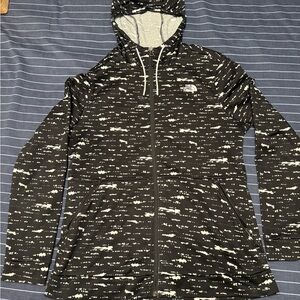 The North Face women’s Black and white Jacket